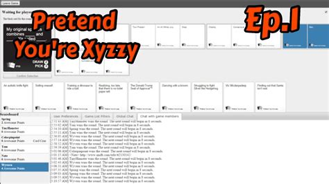 pretend your xyxxy|Pretend You're Xyzzy.